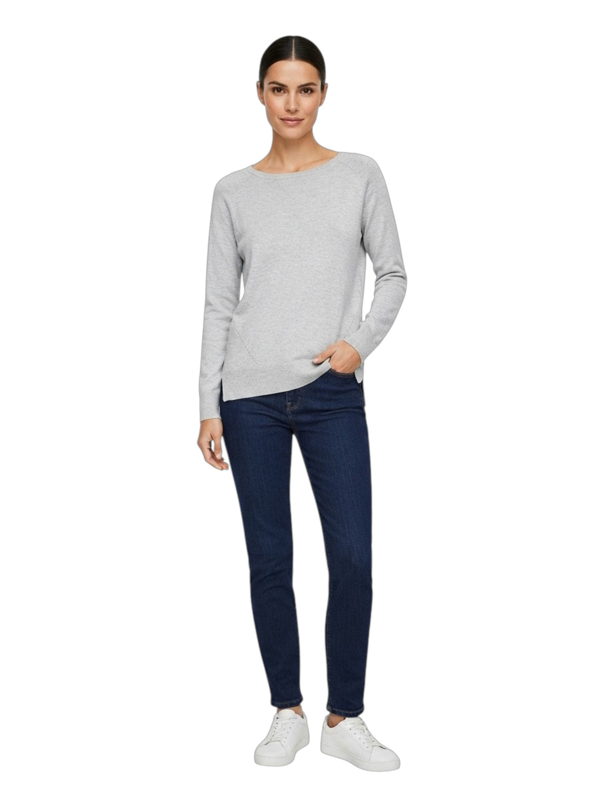Image for Women's Plain Top,Grey