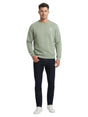 Image for Men's Printed Sweater,Sage Green