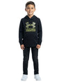 Image for Kids Boys Brand Logo Printed Hoodie,Black