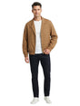 Image for Men's Printed Jacket,Brown