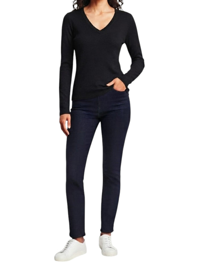 Image for Women's Ribbed Top,Black