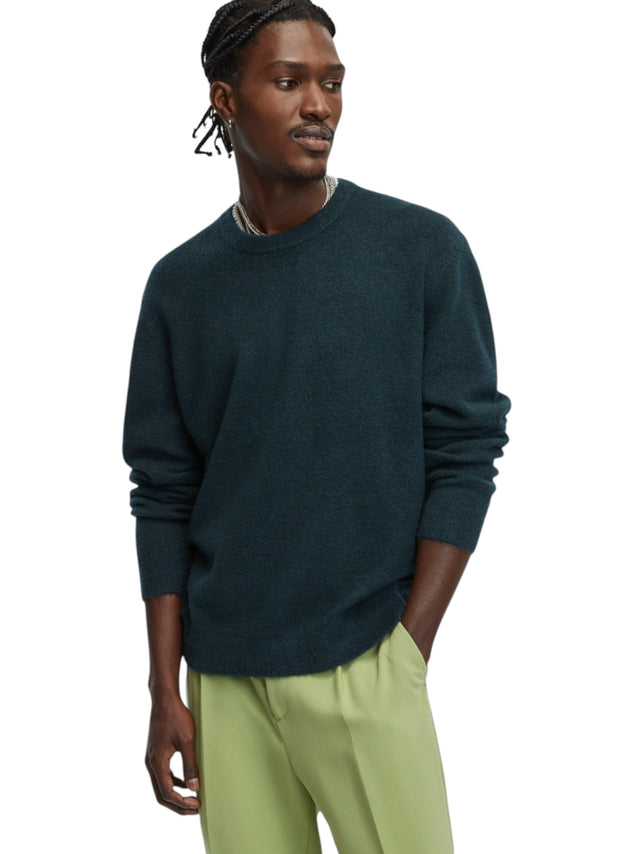 Image for Men's Plain Knitted Sweater,Green