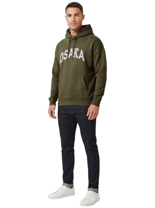 Image for Men's Printed Hoodie,Olive