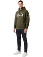 Image for Men's Printed Hoodie,Olive