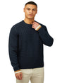 Image for Men's Textured Knitted sweater,Navy
