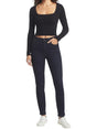 Image for Women's Ribbed Top,Black