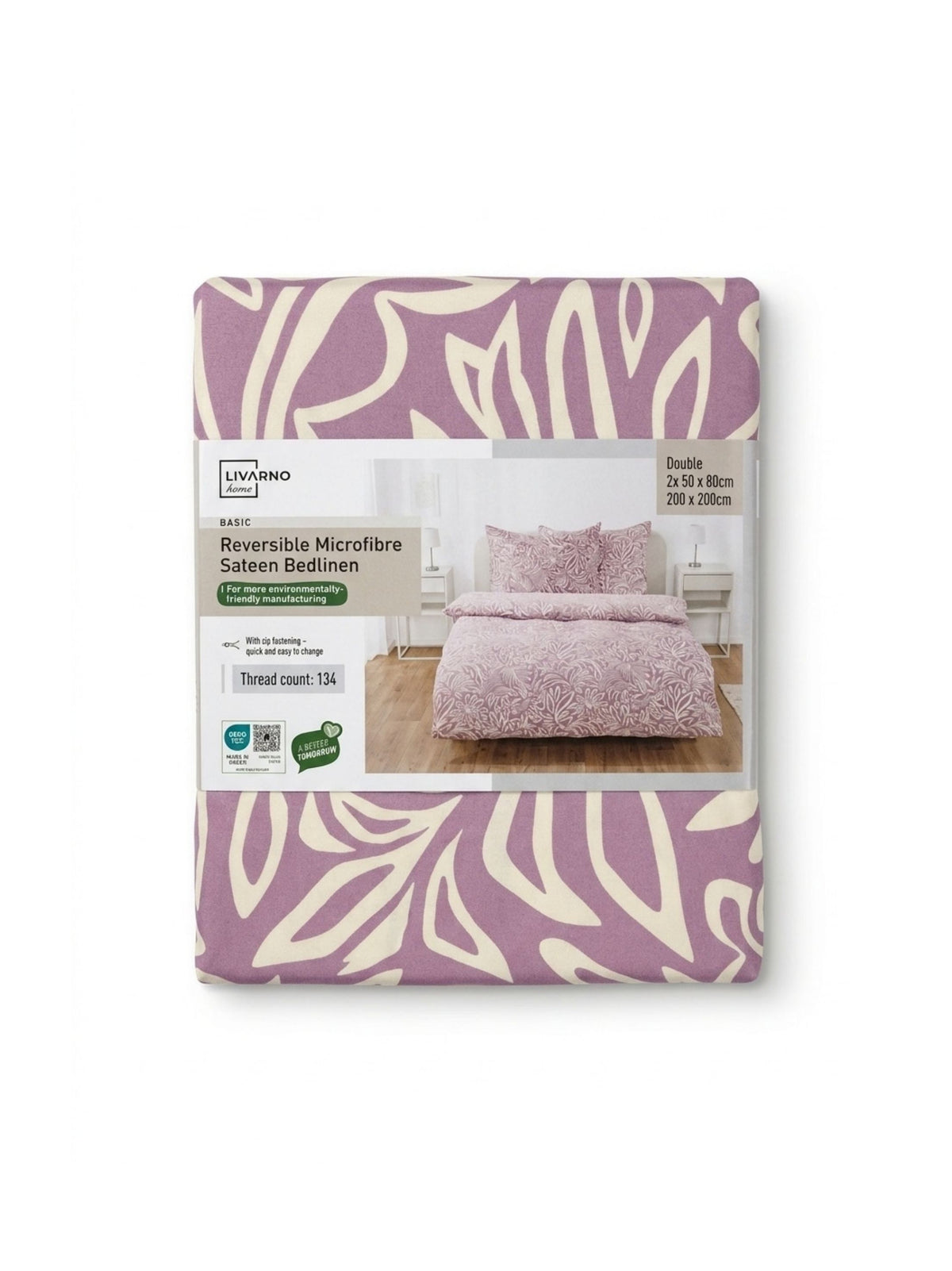 Image for Reversible Microfiber Rain Bedlinen