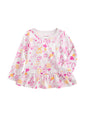 Image for Kids Girl's Printed Top,Grey