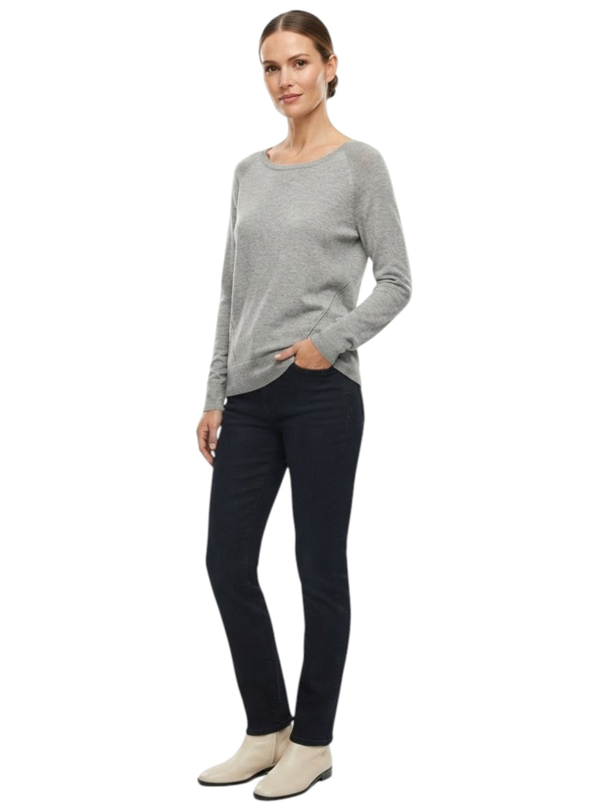 Image for Women's Plain Top,Grey