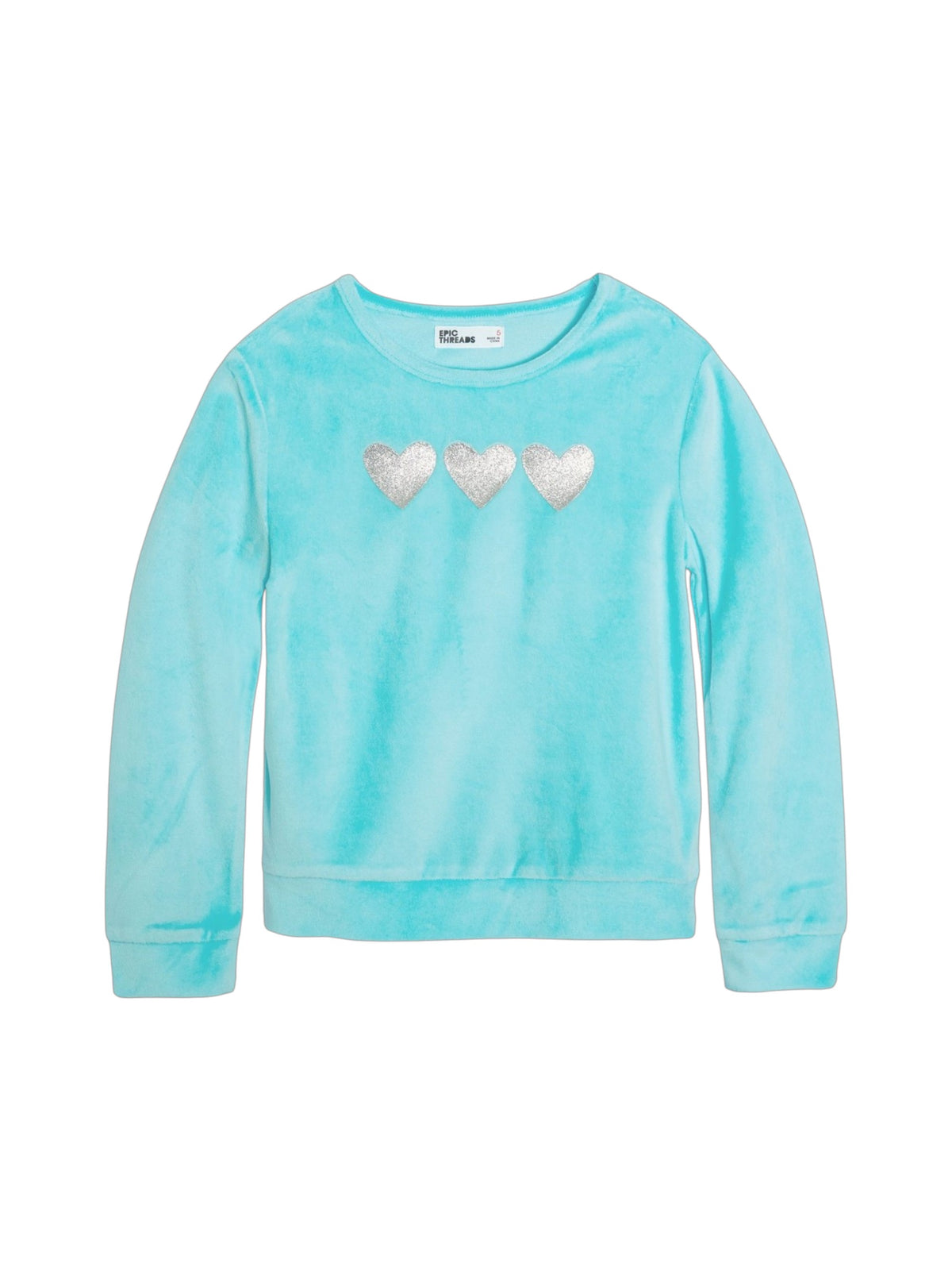 Image for Kids Girls Printed Sweaters,Blue