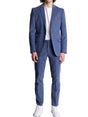 Image for Men's Textured Blazer,Blue