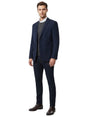 Image for Men's Plain Blazer,Navy Blue