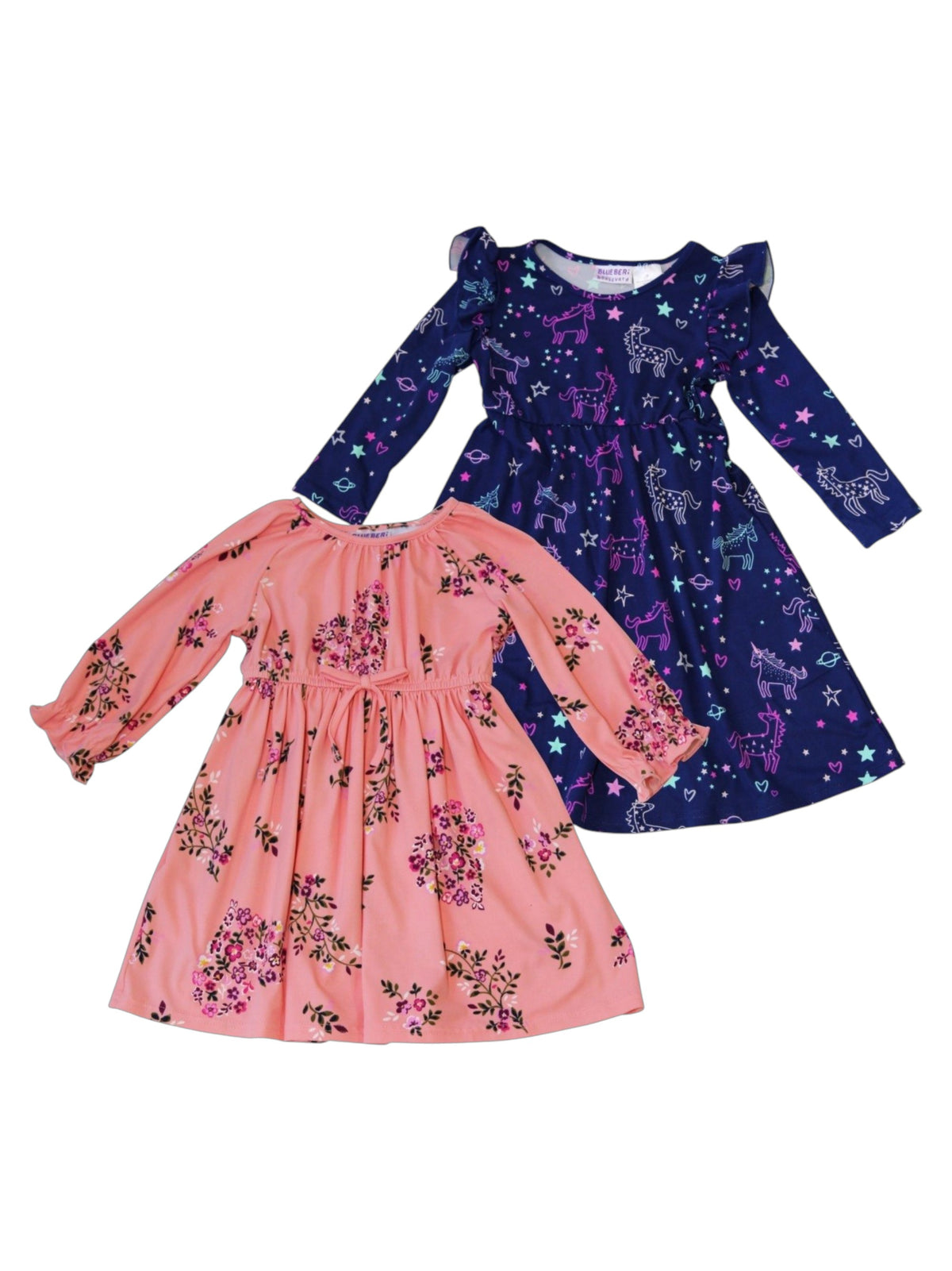 Image for Kids Girls Printed Dress Set 2 Pcs,Multi