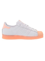 Image for Superstar Kids Girl's Adidas Shoes,White/Coral