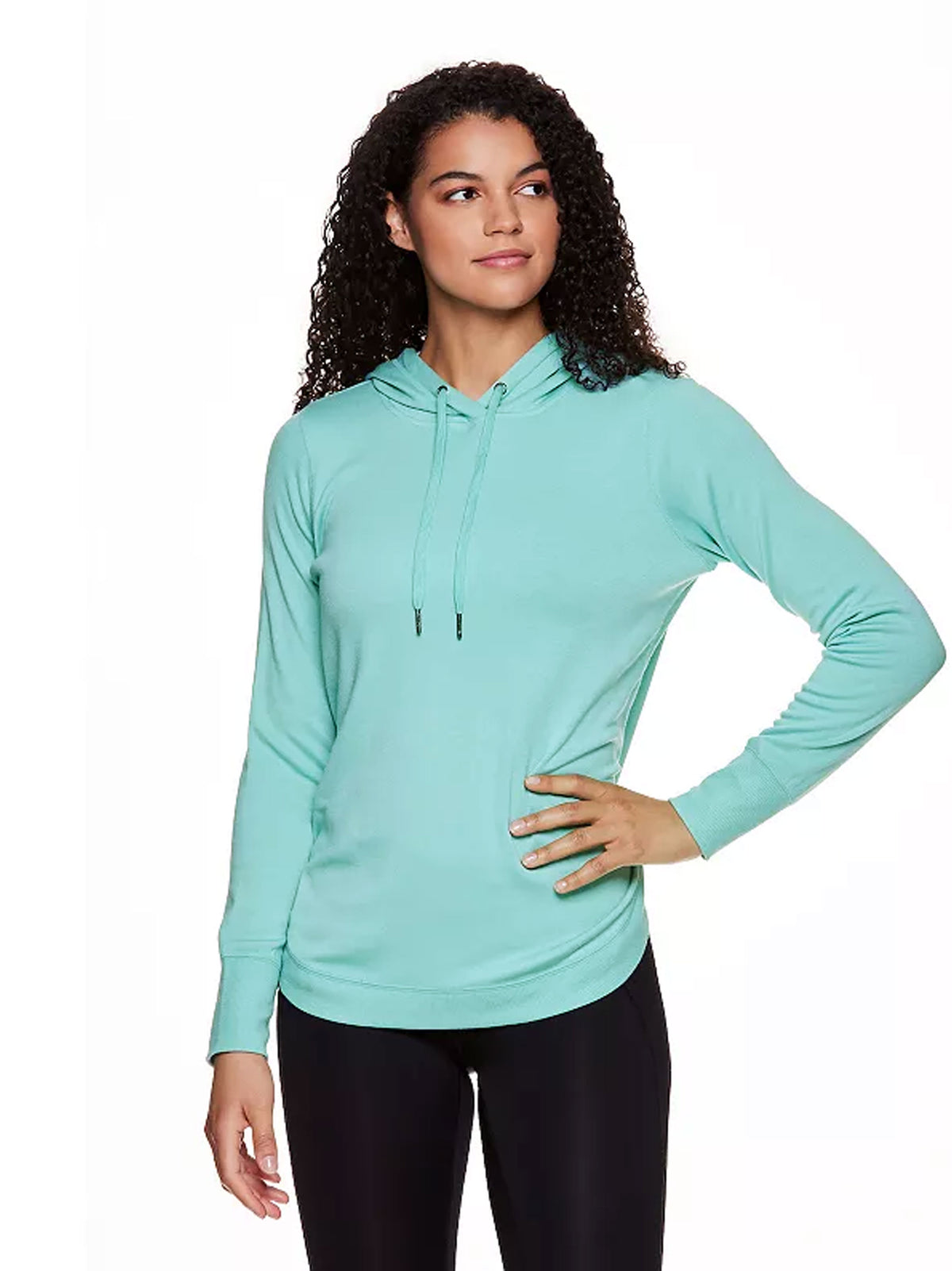 Image for Women's Plain Sports Hoodie,Light Green