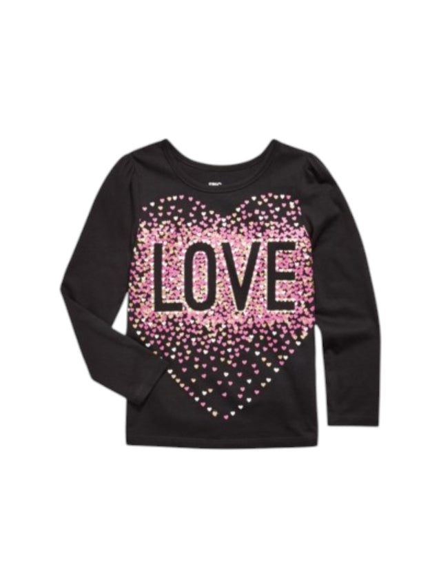 Image for Kids Girls Printed Top,Black