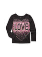 Image for Kids Girls Printed Top,Black