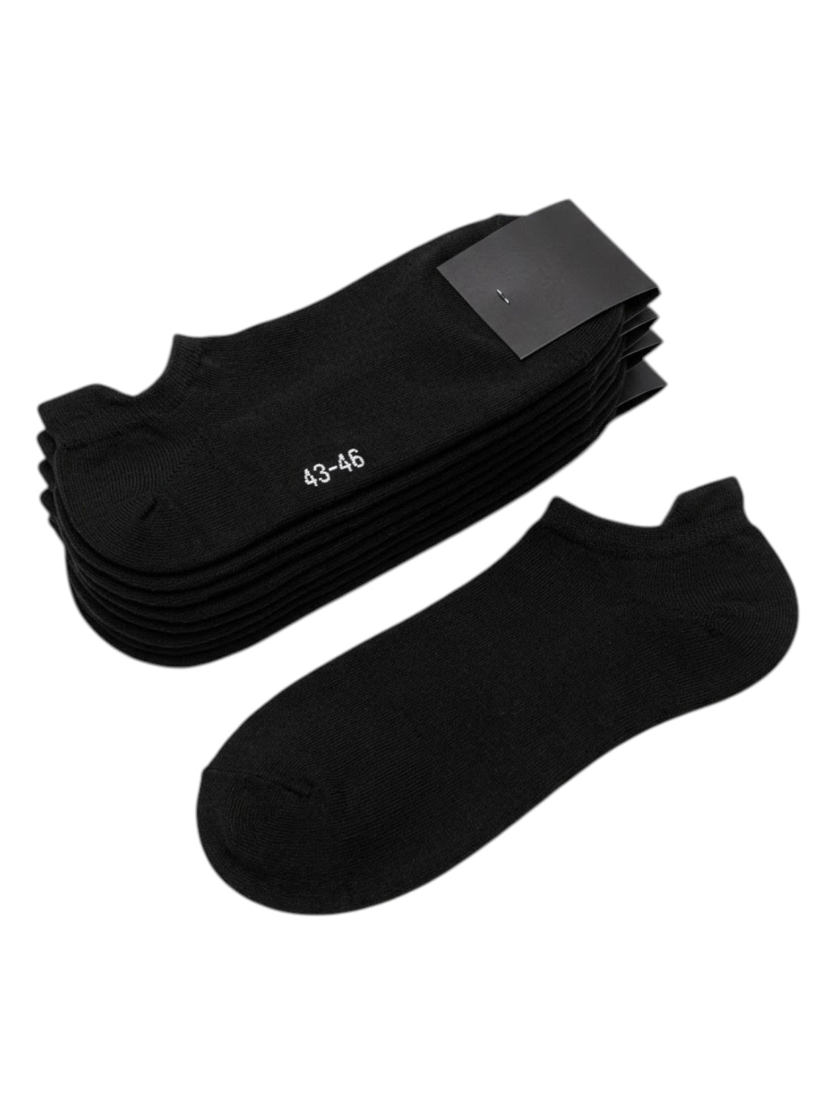 Image for Livergy Men's 5 Pairs Plain Ankle Socks,Black