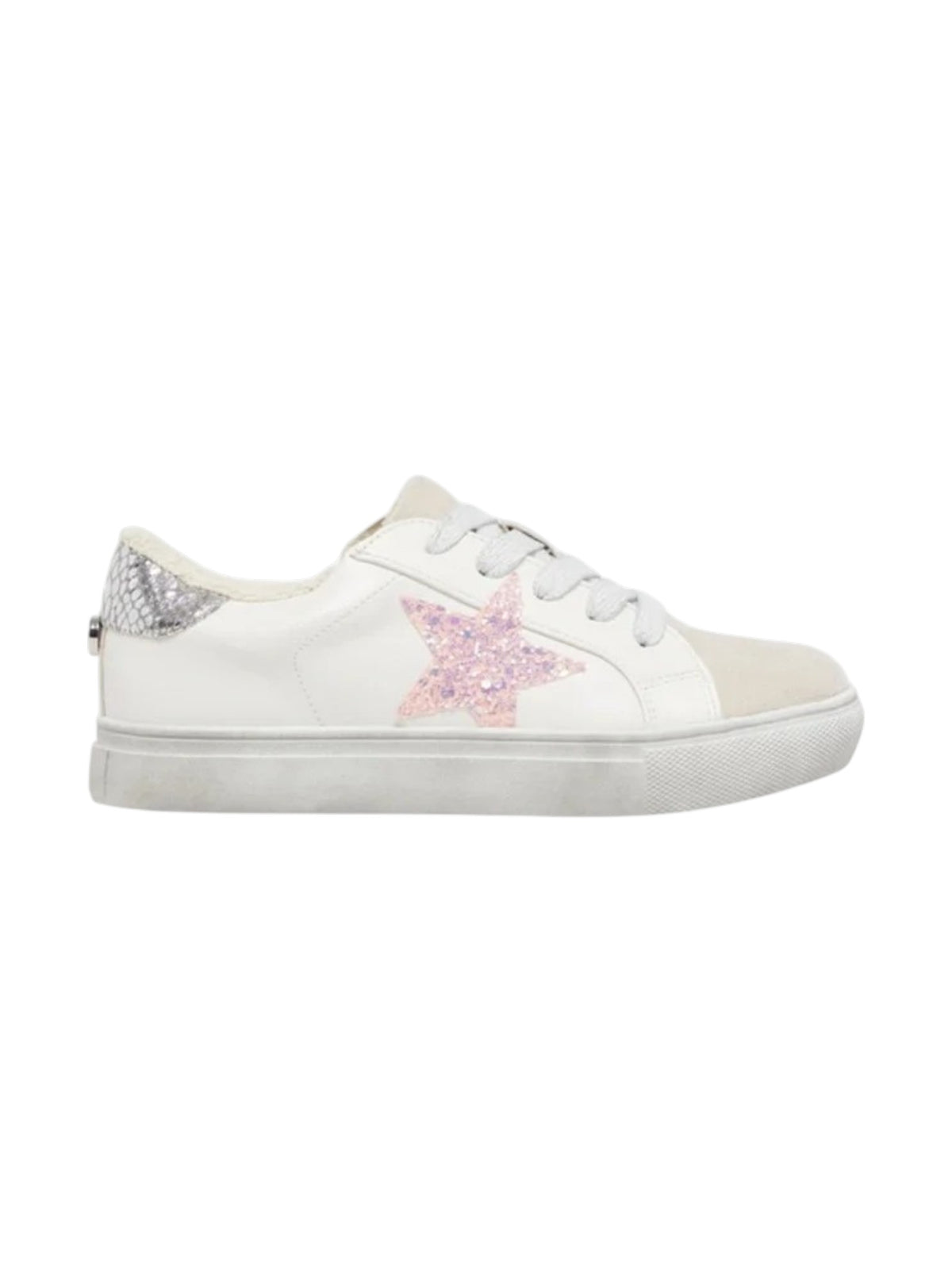 Image for Jrezume Steve Madden Kids Girl's Shoes,White/Pink
