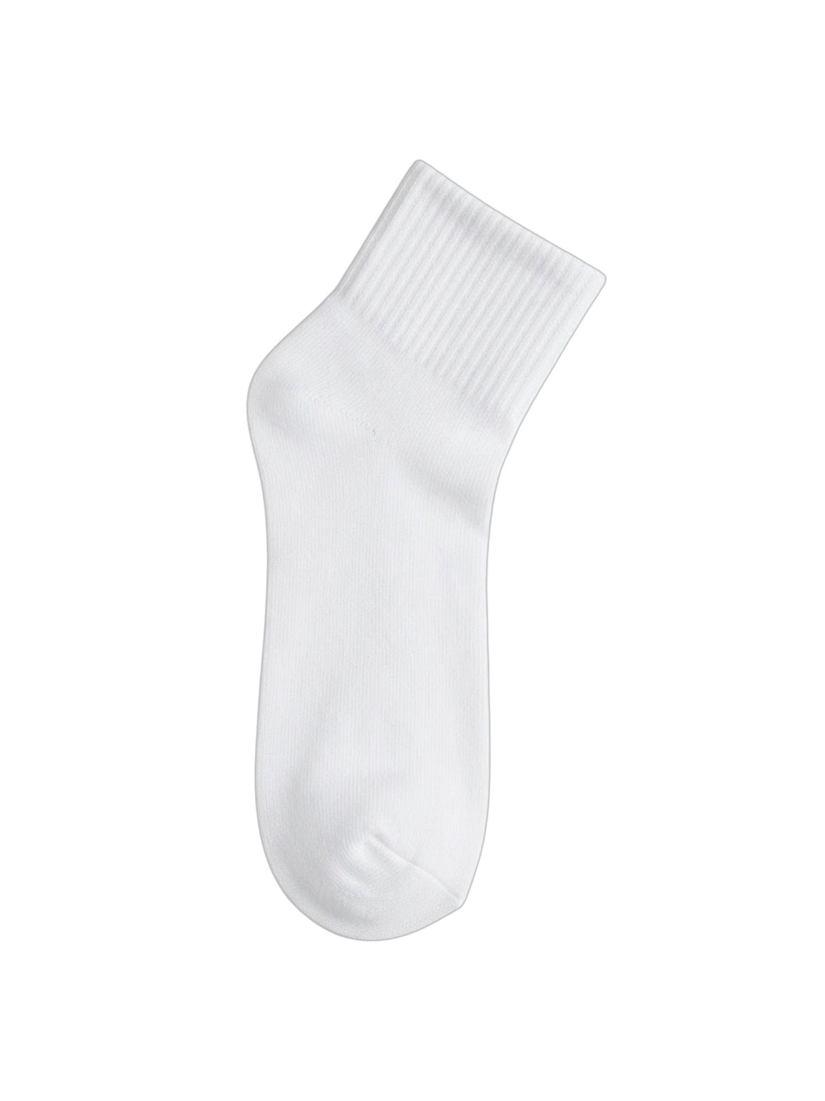 Image for CSG Men's 6 Pairs Plain Knitted Socks,White