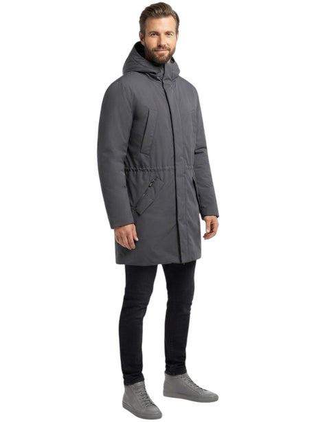 Image for Men's Plain Jacket,Dark Grey