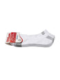 Image for Wilson Men's 3 Pairs Printed Knitted Ankle Socks,White