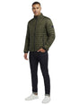 Image for Men's Quilted Jacket,Olive Green