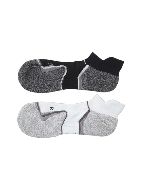 Image for CSG Women's Set 2 Pcs Textured No-Show Socks,Multi