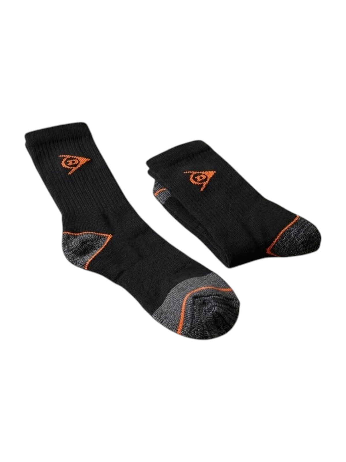 Image for DUNLOP Men's 3 Pairs Logo Printed Knee-High Socks,Black