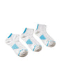 Image for LCKR Men's 3 Pairs Color Blocked Knitted Socks,White