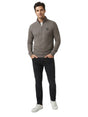 Image for Men's Brand Logo Printed Sweater,Grey