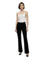 Image for Women's Plain Velvet Pants,Black