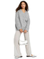 Image for Women'S Textured Knitted Sweater,Grey