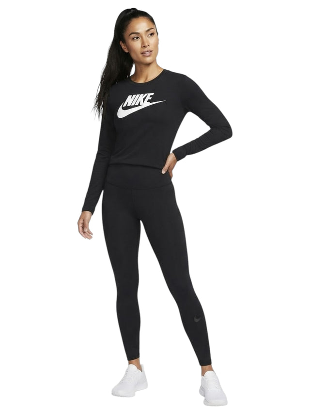 Image for Women's Brand Logo Printed Sport Top,Black
