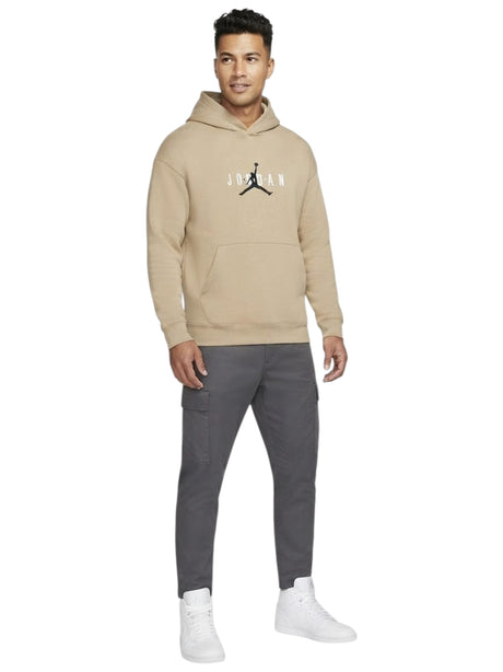 Image for Men's Brand Logo Printed Hoodie,Beige
