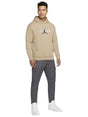 Image for Men's Brand Logo Printed Hoodie,Beige