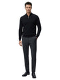 Image for Men's Ribbed Knitted Sweater,Black