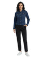 Image for Women's Plain Denim Jacket,Blue