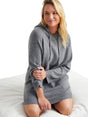Image for Women's Plain Knitted Dress,Grey