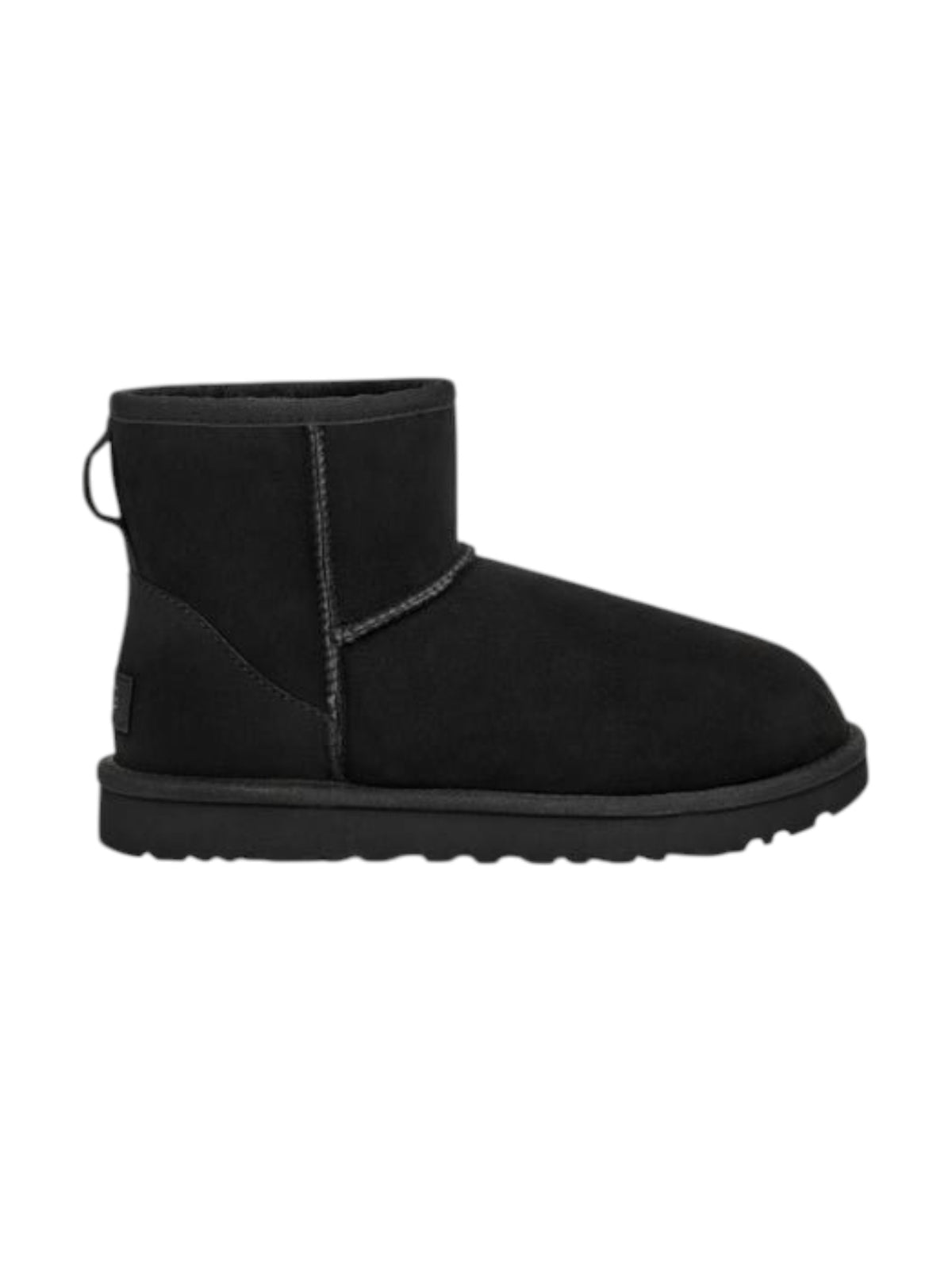 Image for Women's Plain Inside Faux Fur Mini Ankle Boots,Black