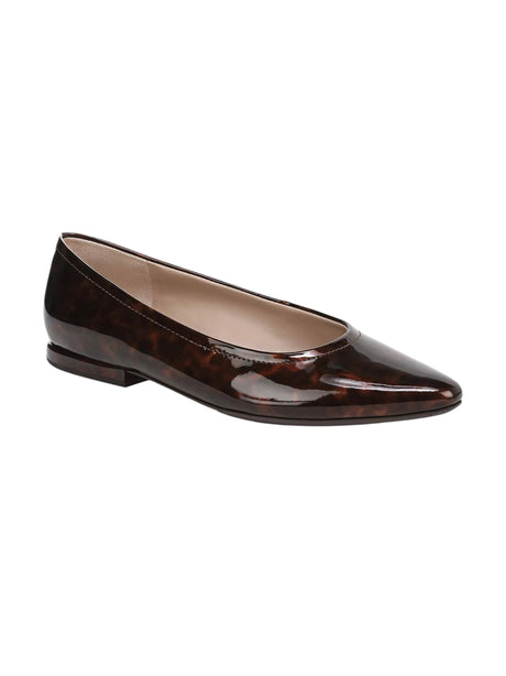 Image for Women's Printed Tortoise Ballerina,Brown