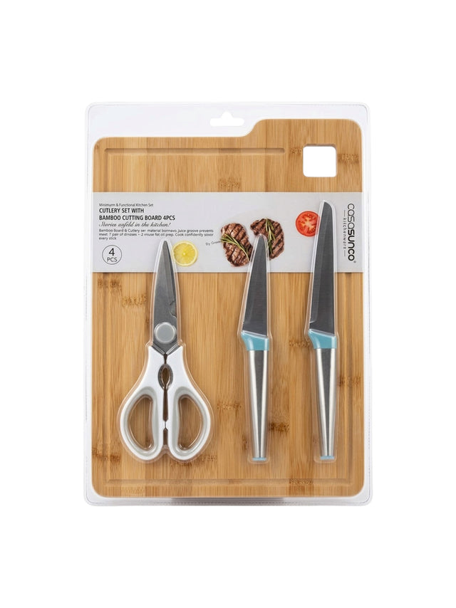 Image for Cutting Board With Cutlery Set