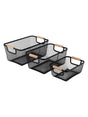 Image for Mesh Basket With Wooden Handles