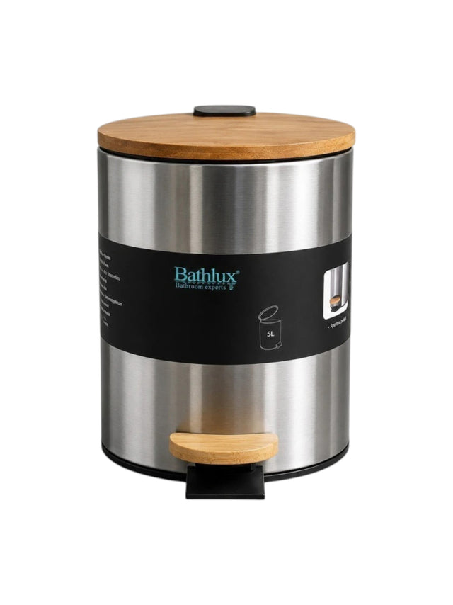Image for Bamboo Pedal & Trash Can