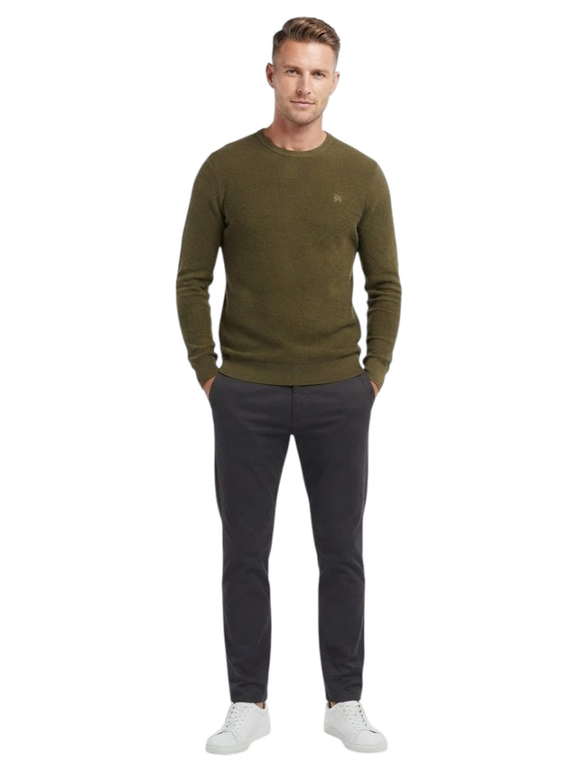 Image for Men's Plain Top,Olive Green