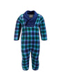 Image for Kids Boys Plaid Jumpsuit,Berry Blue