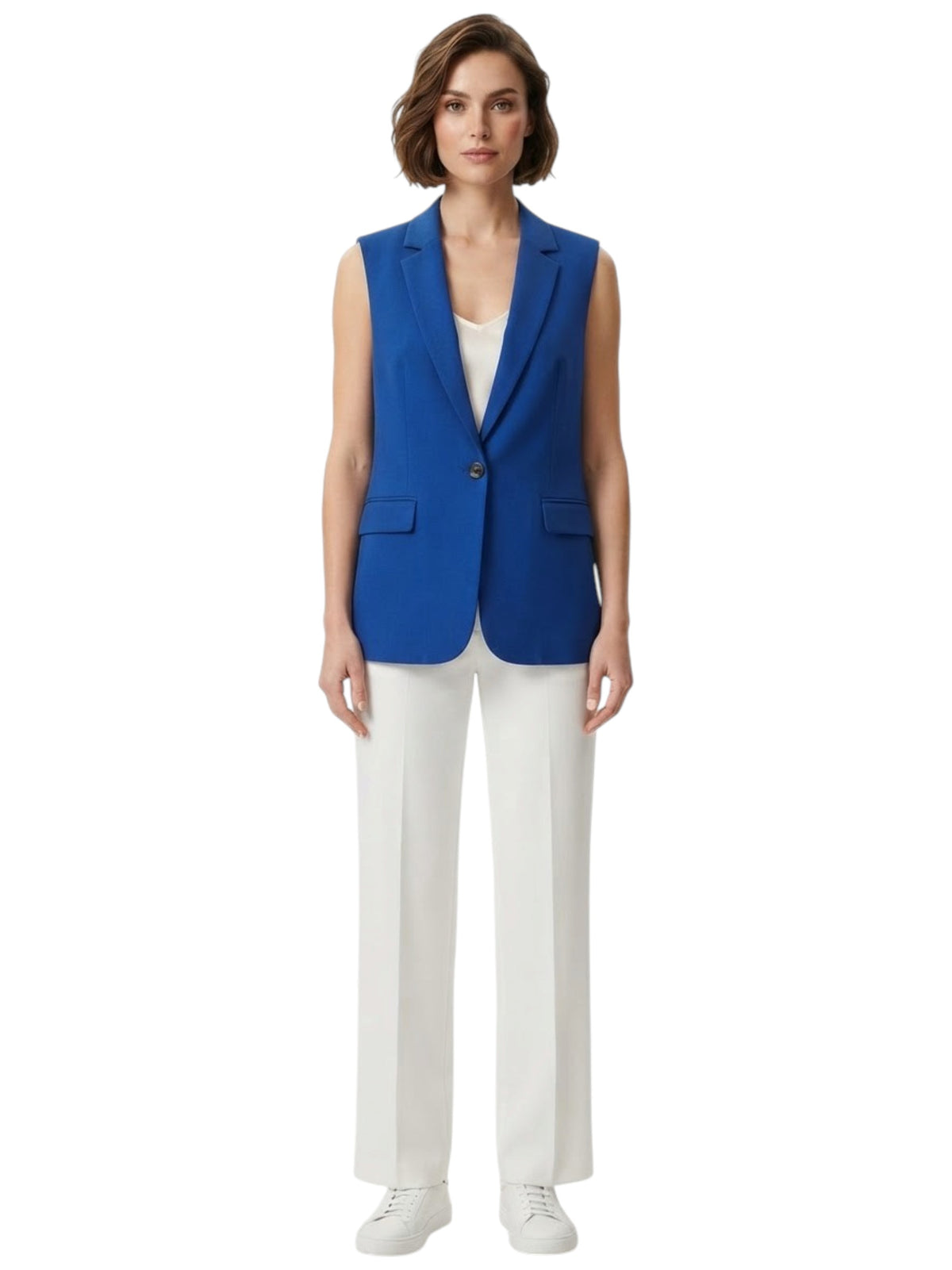 Image for Women's Plain Vest,Royal Blue