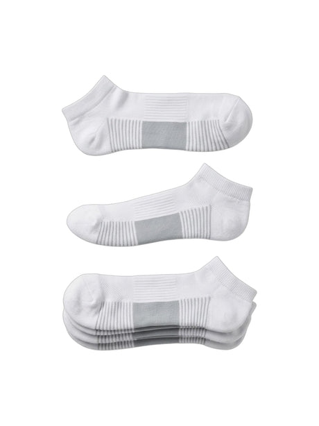 Image for CSG Mne's 3 Pairs Printed Knitted Ankle Socks,White