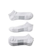 Image for CSG Mne's 3 Pairs Printed Knitted Ankle Socks,White