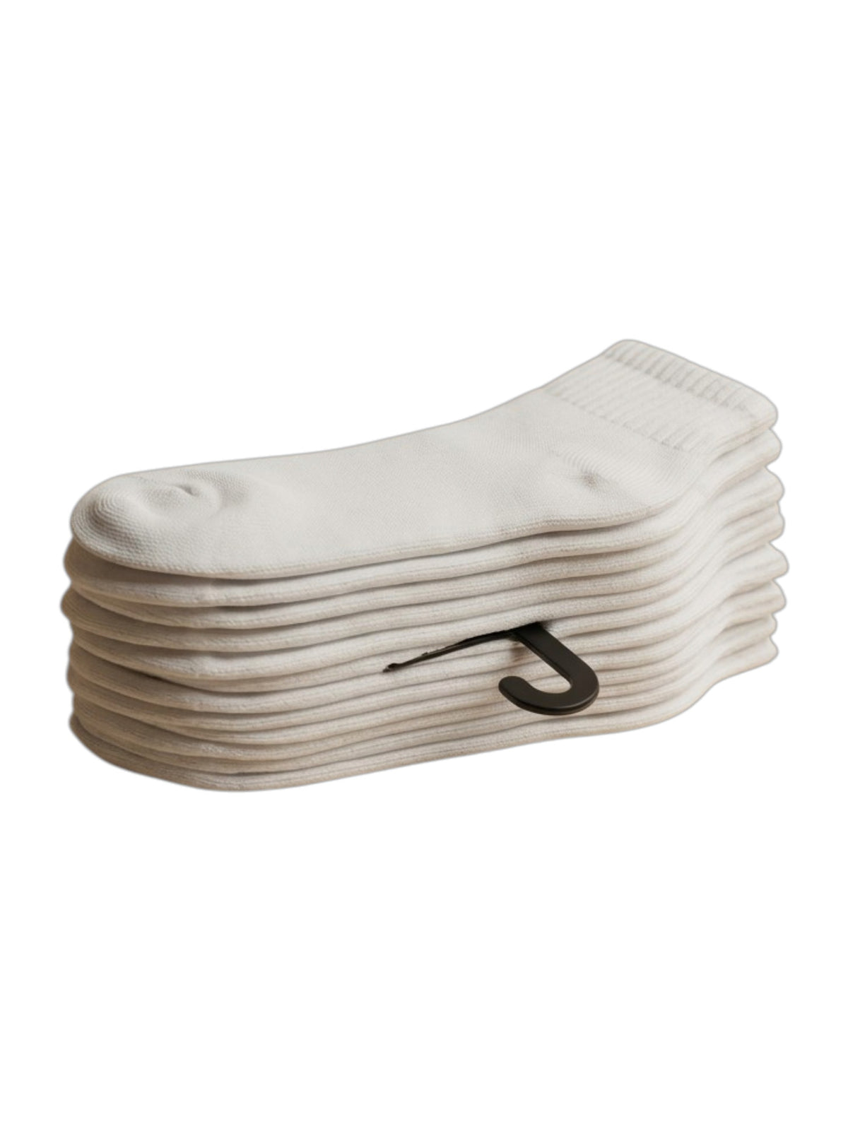 Image for LCKR Kids Boy's 6 Pairs Ribbed Socks,White